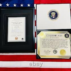 AUTHENTIC Donald Trump Inauguration Autograph Signature Signed Picture COA