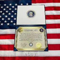 AUTHENTIC Donald Trump Inauguration Autograph Signature Signed Picture COA