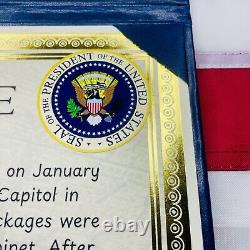 AUTHENTIC Donald Trump Inauguration Autograph Signature Signed Picture COA