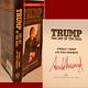 Autographed Art Of The Deal Book Hand Signed By President Donald Trump Withproof