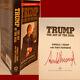 Autographed Art Of The Deal Book Signed By President Donald Trump Hot