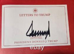 AUTOGRAPHED Donald J. Trump SIGNED Book LETTERS TO TRUMP AUTOGRAPH HC 2023