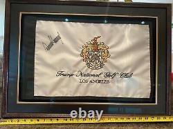 AUTOGRAPHED (Donald Trump) President Of The United States. Autographed Flag