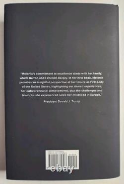AUTOGRAPHED Melania Trump SIGNED Book Memoir NEW HC Donald Trump Wife AUTOGRAPH