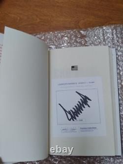 AUTOGRAPHED Numbered 119/10000 Donald Trump Crippled America book with COA