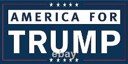 America For Trump BANNER SIGN president 24, 36, 48, 60 Donald 2016