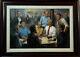 Andy Thomas The Republican Club Donald Trump Signed Canvas-framed 23 X 17
