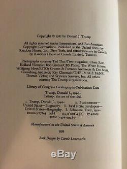 Art Of The Deal 8/9th Edition Signed By President Donald Trump 45th MAGA POTUS