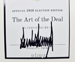 Art of the Deal President Donald Trump Signed 2016 Election Edition Autograph