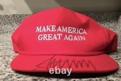 Authentic 2016 Donald Trump Signed MAGA Hat Myrtle Beach, SC Campaign