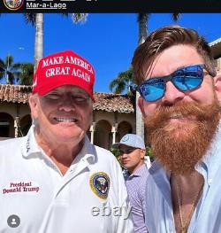 Authentic Donald J Trump signed MAGA hat From Mar-a-largo