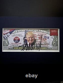 Authentic Donald Trump Autograph