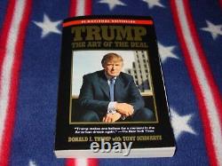 Autographed 2016 Candidate DONALD TRUMP The Art of the Deal Book soft Signed