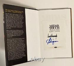 Autographed DONALD TRUMP BOOKPLATE WITH 1ST EDITION original signature