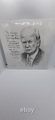 Autographed Donald Trump Artwork by Jon McNaughton 2020 was a rigged election