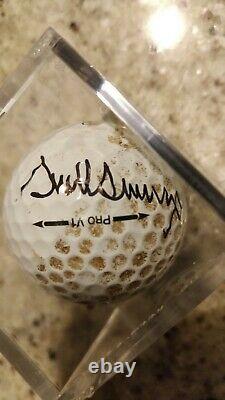 Autographed Donald Trump Golf Ball