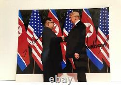 Autographed President Donald Trump & Kim Jong-Un 8x10 Dual Signed Photo