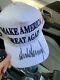 Autographed White Maga Hat By Donald Trump