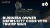 Business Owner Defies City Code With Massive Vote For Trump Sign