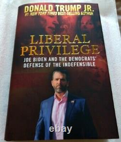 COMBO DONALD TRUMP JR. AUTOGRAPHED BOOKS TRIGGERED & LIBERAL PRIVILEGE WithCOA