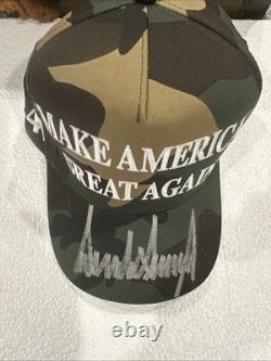 Camouflage Maga 45/47 Signed By Donald Trump