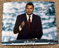 Charlie Kirk Signed 8x10 Photo Autograph Donald Trump Gop Maga Republican