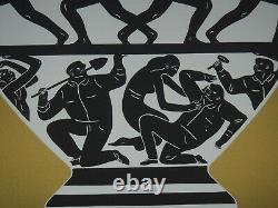 Cleon Peterson Trump gold street art print poster urban Obey Donald Vote