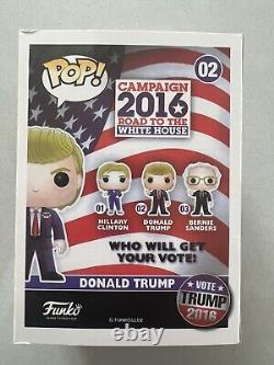 Colby Covington autographed signed Donald Trump Funko Pop Beckett BAS COA UFC 02