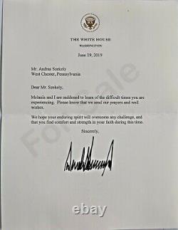Collectibles, presidential, historical, DONALD TRUMP Autographed Signed letter