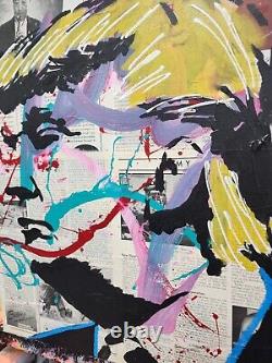 Corbellic Expressionism 16x20 Donald Trump President Large Canvas Vintage Art