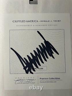 Crippled America Autographed Book COA #2306 Of 10,000 Signed By Donald J. Trump
