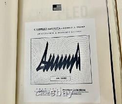 Crippled America by Donald J. Trump, COA, First Edition and number 393/10,000