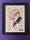 Death Nyc Hand Signed Large Print Framed 16x20in Coa President Donald Trump N