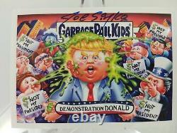 DEMONSTRATION DONALD GPK 2016 Trump DisgRace To White House Signed Simko