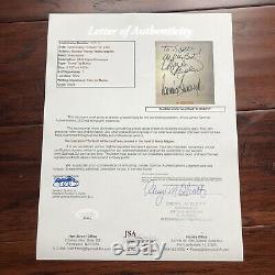 DONALD J TRUMP JSA LOA Full Signature Autograph Signed Paper President