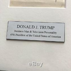 DONALD J TRUMP JSA LOA Full Signature Autograph Signed Paper President