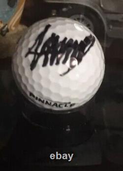 DONALD J TRUMP President United States America Rare Autographed Golf Ball Signed