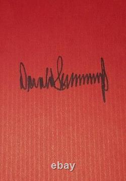 DONALD J TRUMP Signed Autographed SURVIVING AT THE TOP BOOK Rare Full Signature