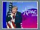 Donald Trump, 8.5x11 Photo Signed Autograph, 45th President At Cpac 2019, Gop