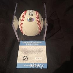 DONALD TRUMP AUTO Super Rare Trump LAST NAME ONLYCOA by CAUltra Pro Case WithBox