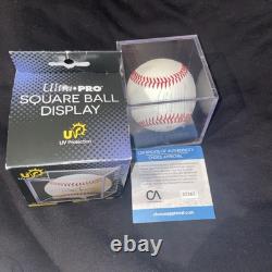 DONALD TRUMP AUTO Super Rare Trump LAST NAME ONLYCOA by CAUltra Pro Case WithBox