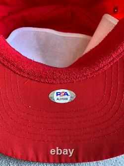 DONALD TRUMP AUTOGRAPH 45th PRESIDENT JAN 20,2017 INAUGURATION DAY MAGA HAT PSA