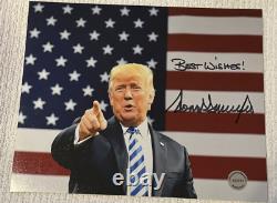 DONALD TRUMP AUTOGRAPHED 8x10 Photo with COA INSCRIBED Authentic HAND SIGNED AUTO