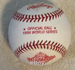 DONALD TRUMP AUTOGRAPHED AUTO SIGNED OFFICIAL 1994 WORLD SERIES BASEBALL with COA