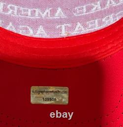 DONALD TRUMP AUTOGRAPHED AUTO SIGNED TRUMP BASEBALL HAT with COA MAGA HAND SIGNED