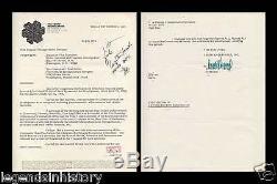 DONALD TRUMP Autographed Signed LETTER 60th Street Rail Yard 1976 Manhattan NYC