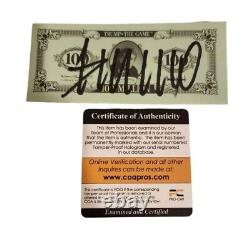 DONALD TRUMP Hand Signed $100 Million Dollar B Trump-The Game Autograph with COA