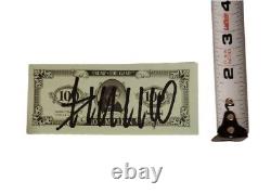 DONALD TRUMP Hand Signed $100 Million Dollar B Trump-The Game Autograph with COA