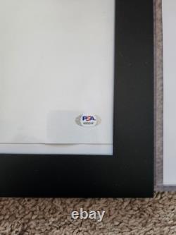 DONALD TRUMP Hand Signed Make America Great Again Sign + PSA Authenticated