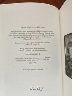 DONALD TRUMP How To Get Rich Signed Book Obtained In Person